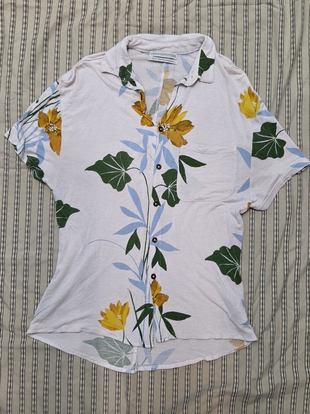 Urban Outfitters Floral Button Down Top Size XS